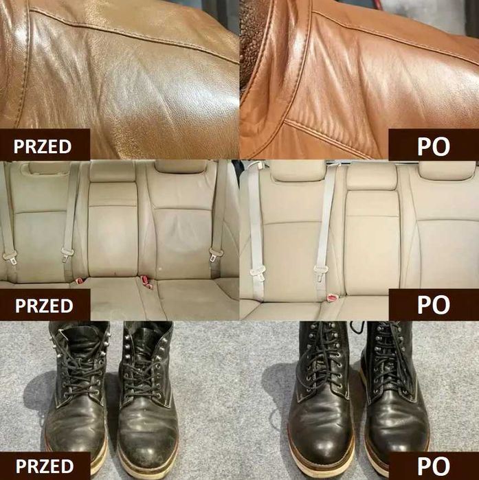 BALSAM do skórzanej odzieży butów mebli