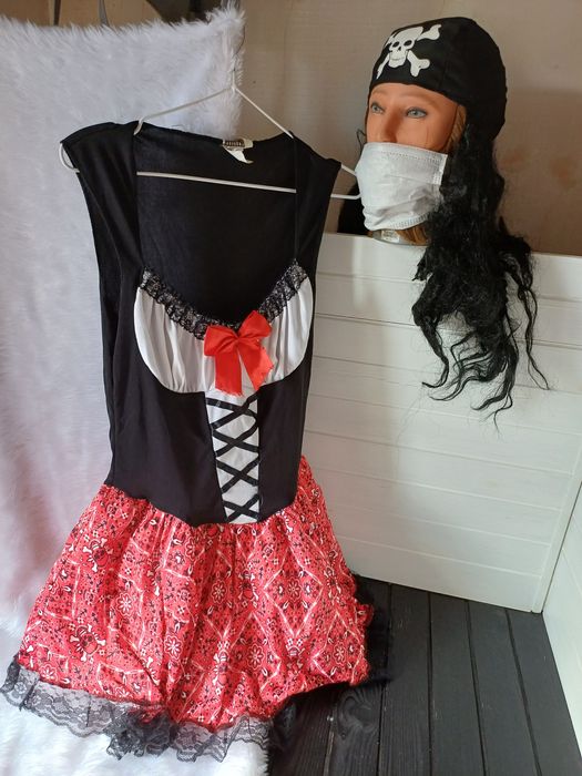 Костюм піратка розбійниця доросле плаття сукня платье розмір С