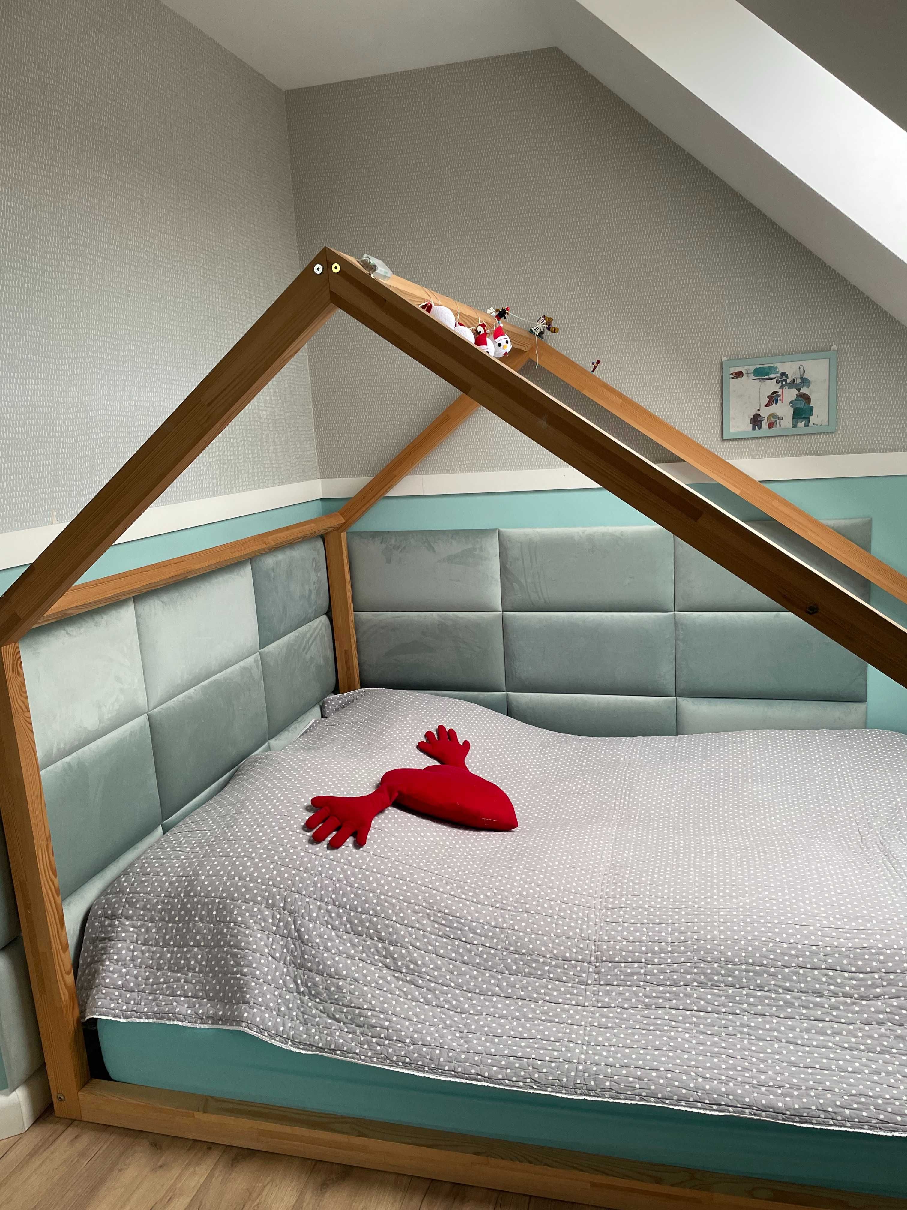 Łóżko dziecięce w kształcie domku , łóżko domek  do materaca 160x200