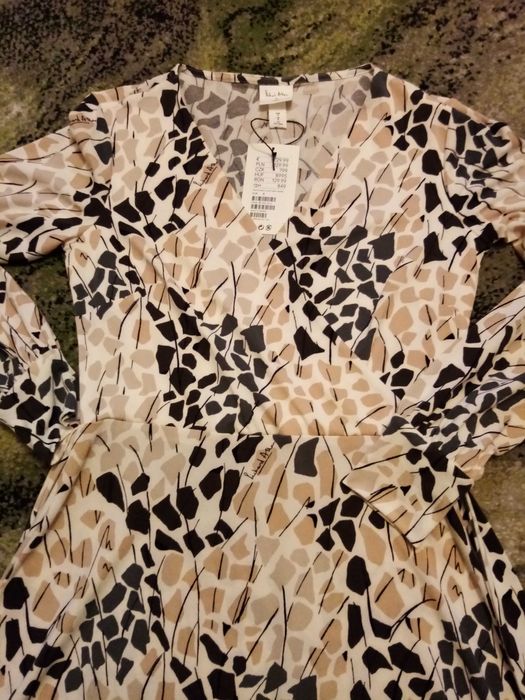 SUKIENKA Beżowa h&m komunia