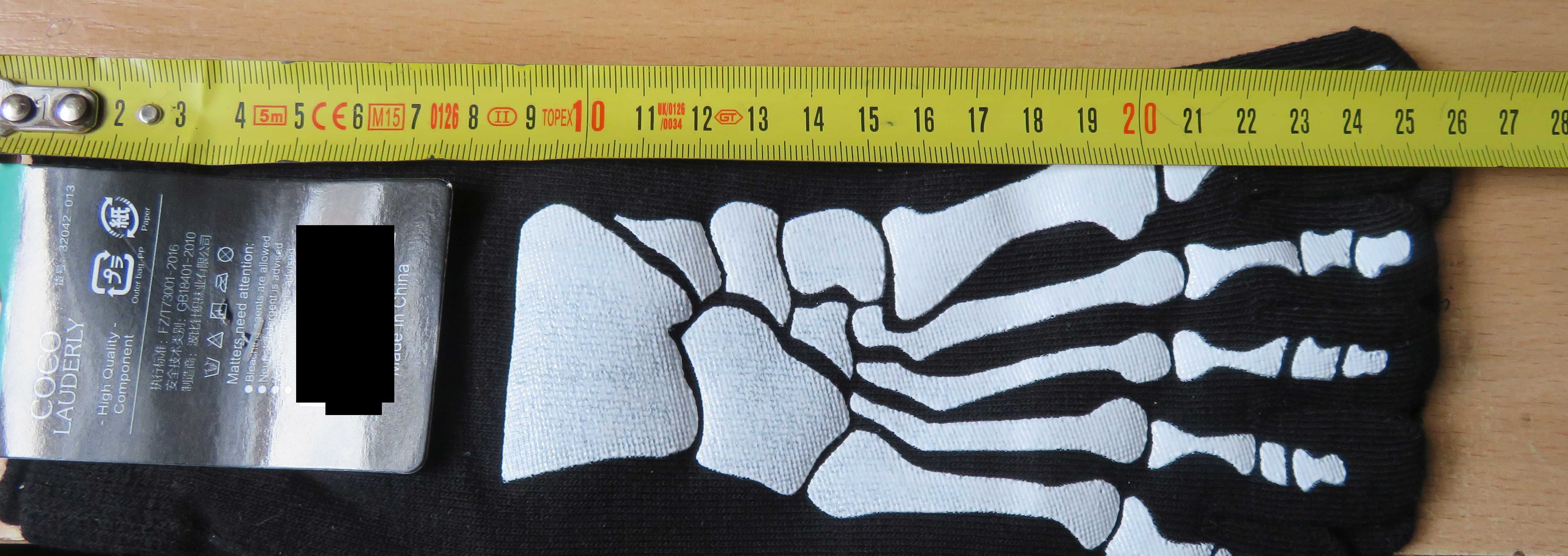 Fivefingers skarpetki kości szkielet 5 palców pięciopalczaste