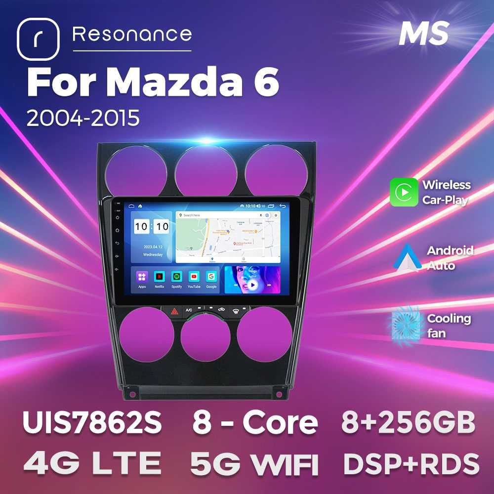 Штатна магнітола Mazda 6 Мазда GPS навігація android