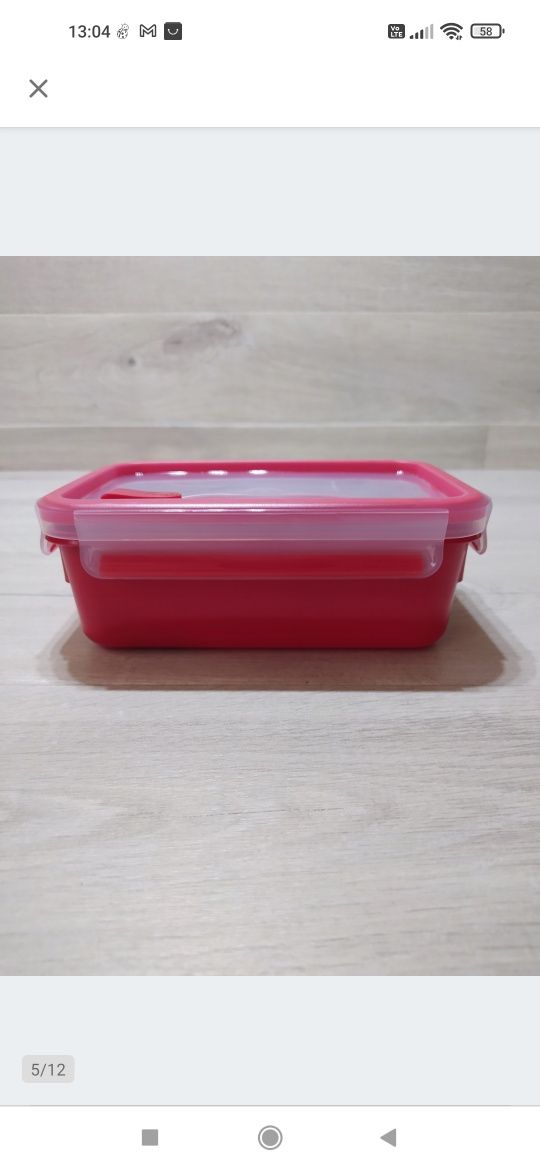 Emsa Clip & Micro Pudełko z pokrywką Lunchbox 1l

Używany.

Na powierz