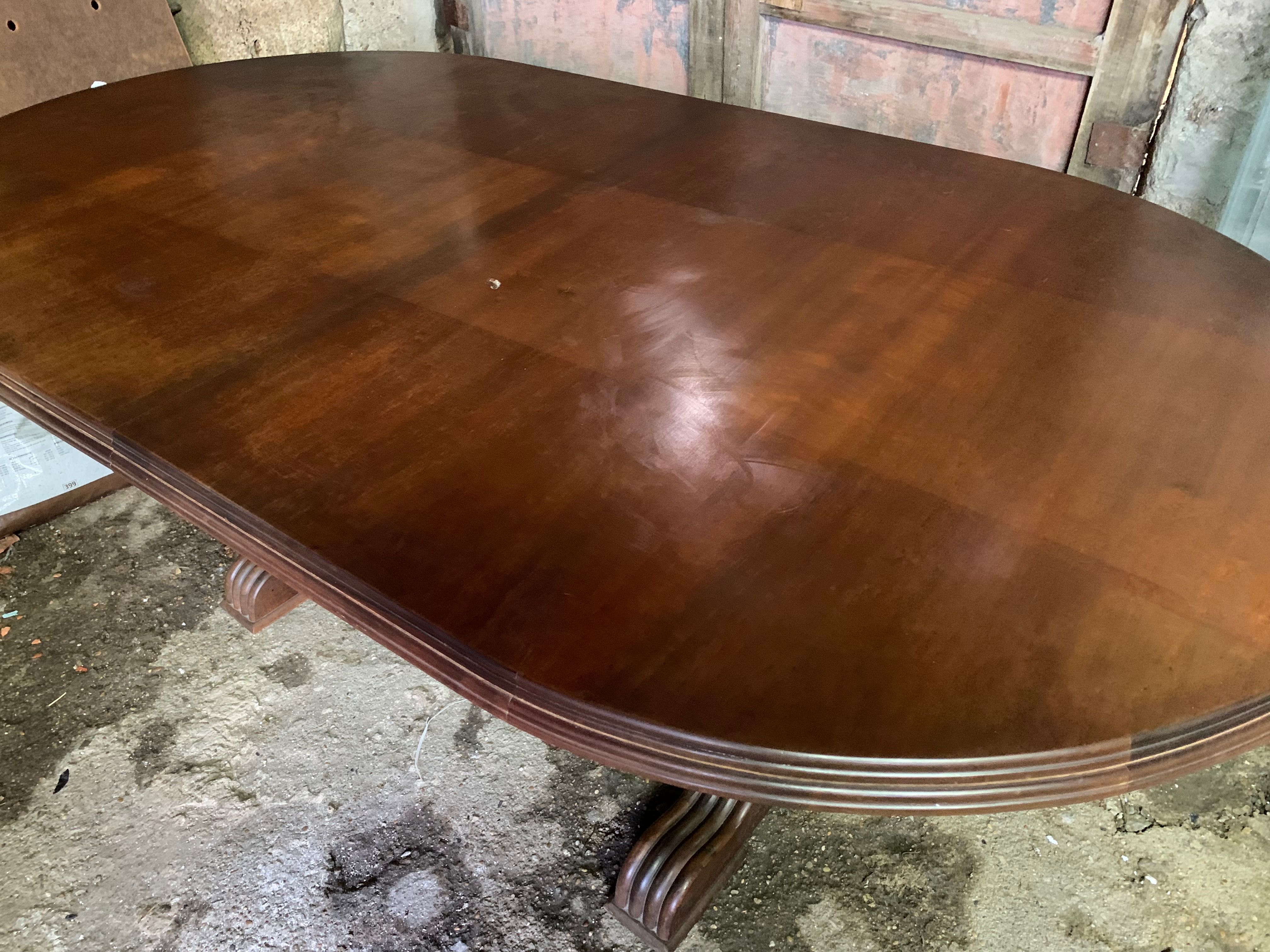 Mesa jantar madeira mogno