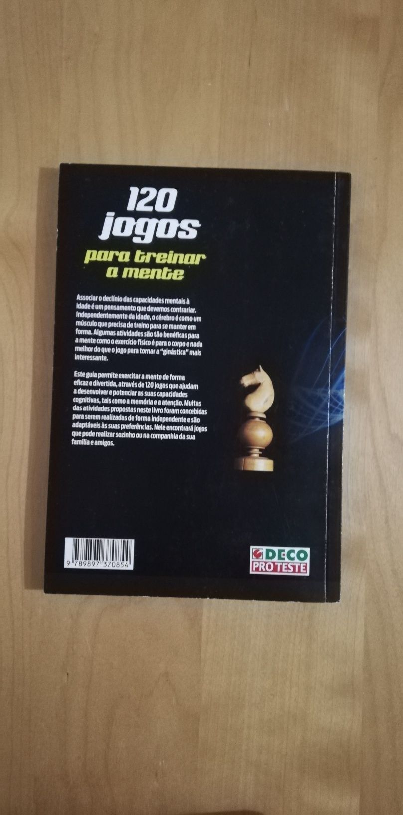 Livro "120 jogos para exercitar a mente"