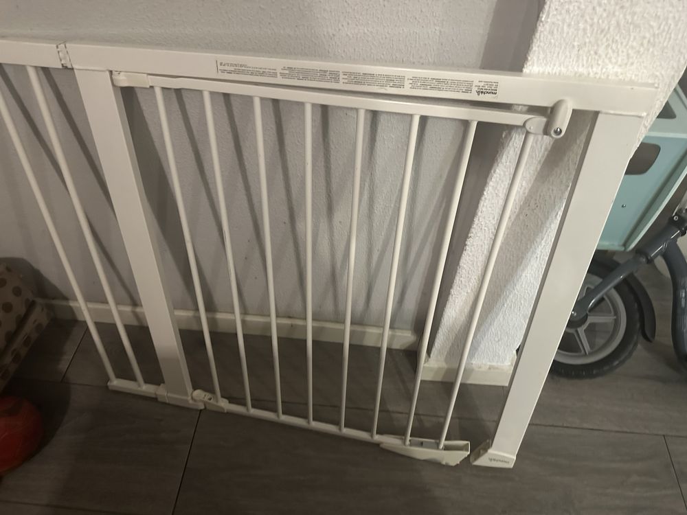 Grade de segurança com ajustes e extensao de 14 cm