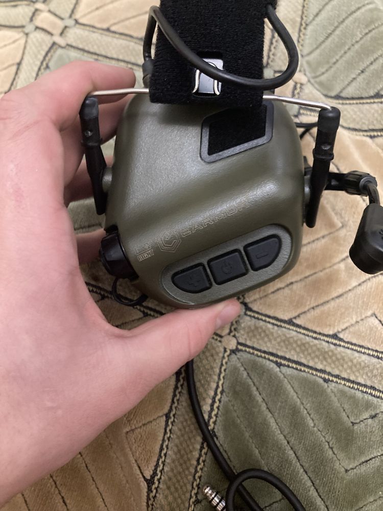 Активні наушники Earmor M32 с креплениями на шлем +ПОДАРОК
