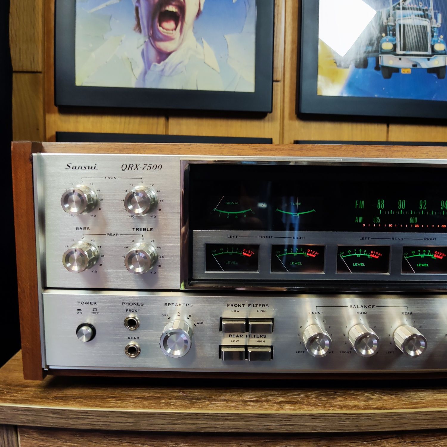 Amplituner Sansui QRX-7500 4-channel QS receiver Vintage
