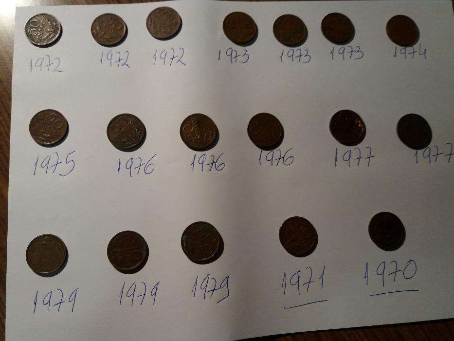 Moedas 50 centavos da República Portuguesa