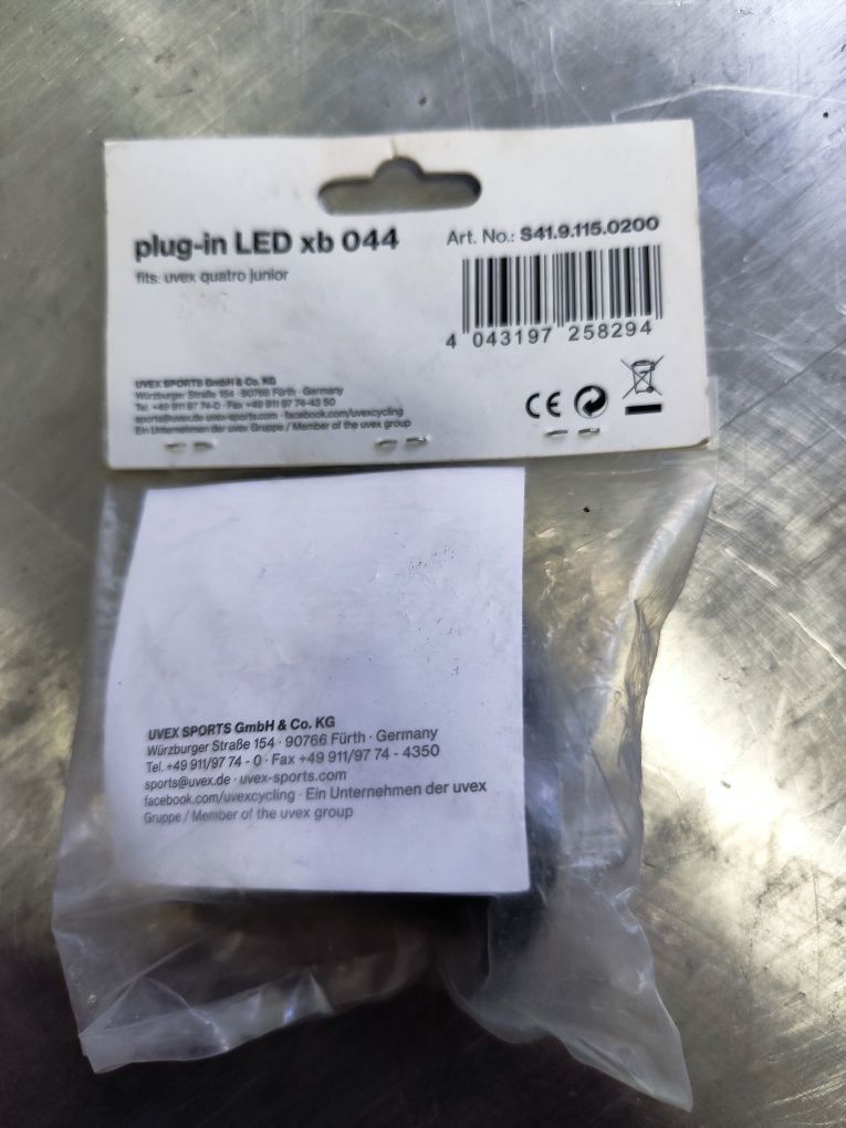 Lampka do kasku Uvex plug-in LED xb 044