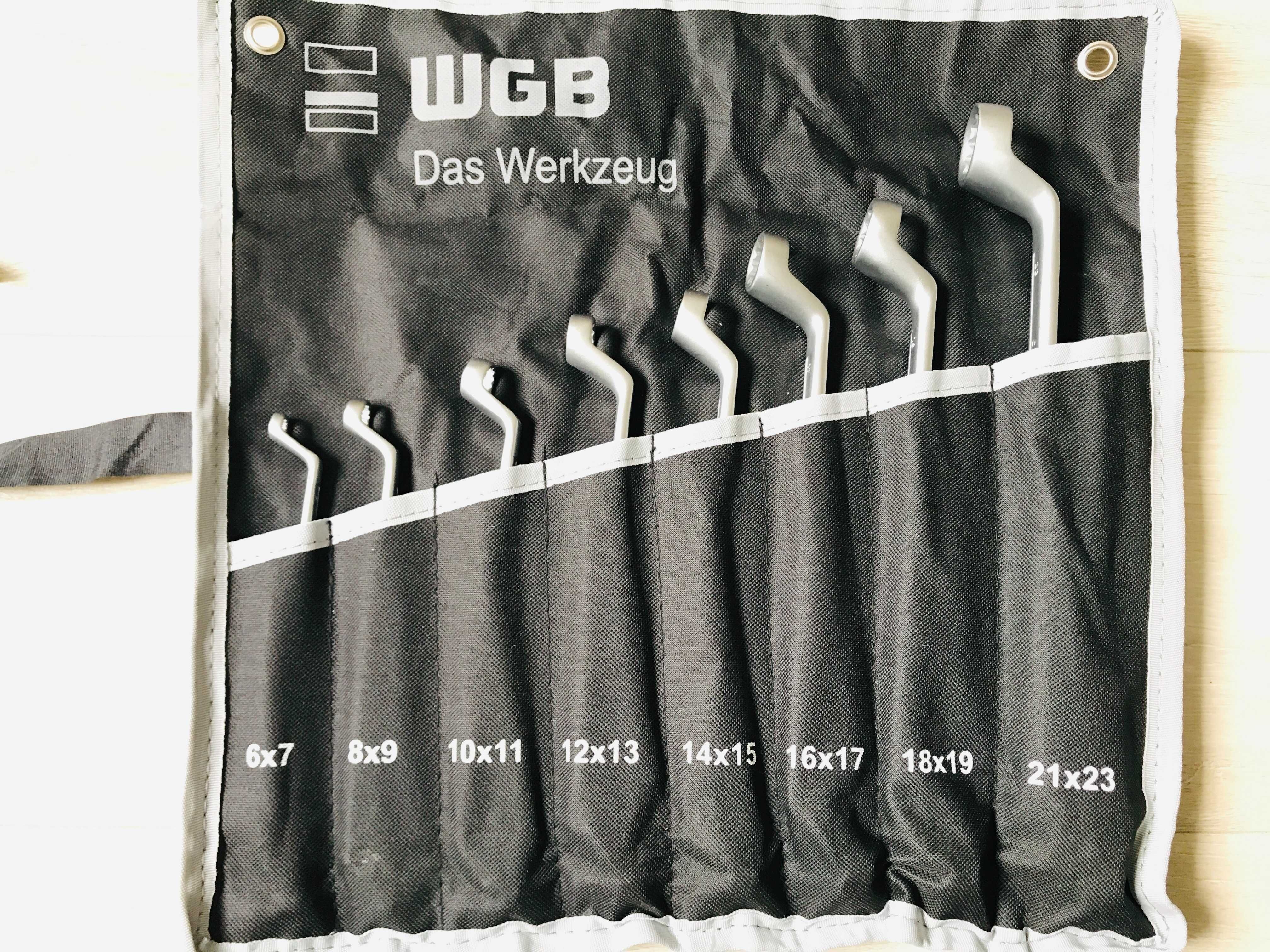 Набор накидных ключей в чехле 6-22 DIN 838 8-пред. WGB Made in Germany