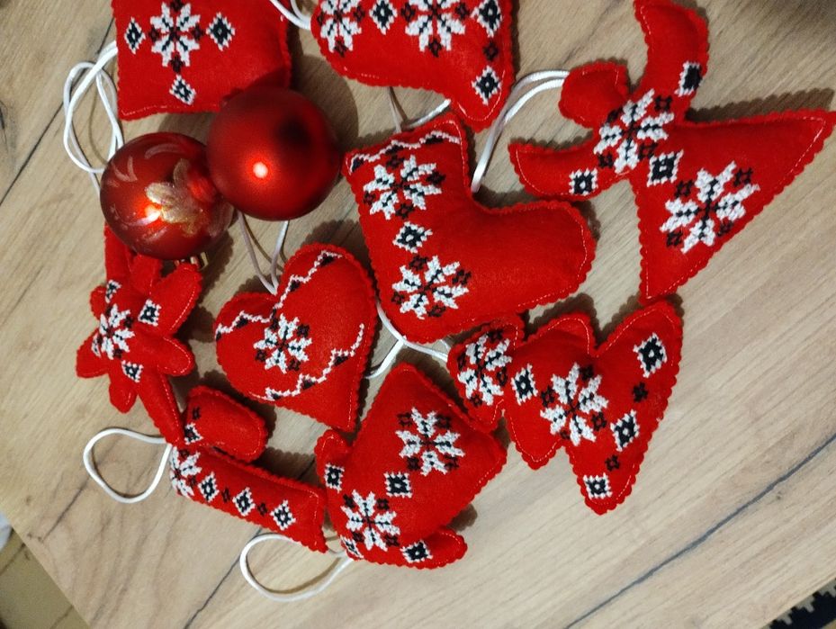 Іграшки обереги новорічні