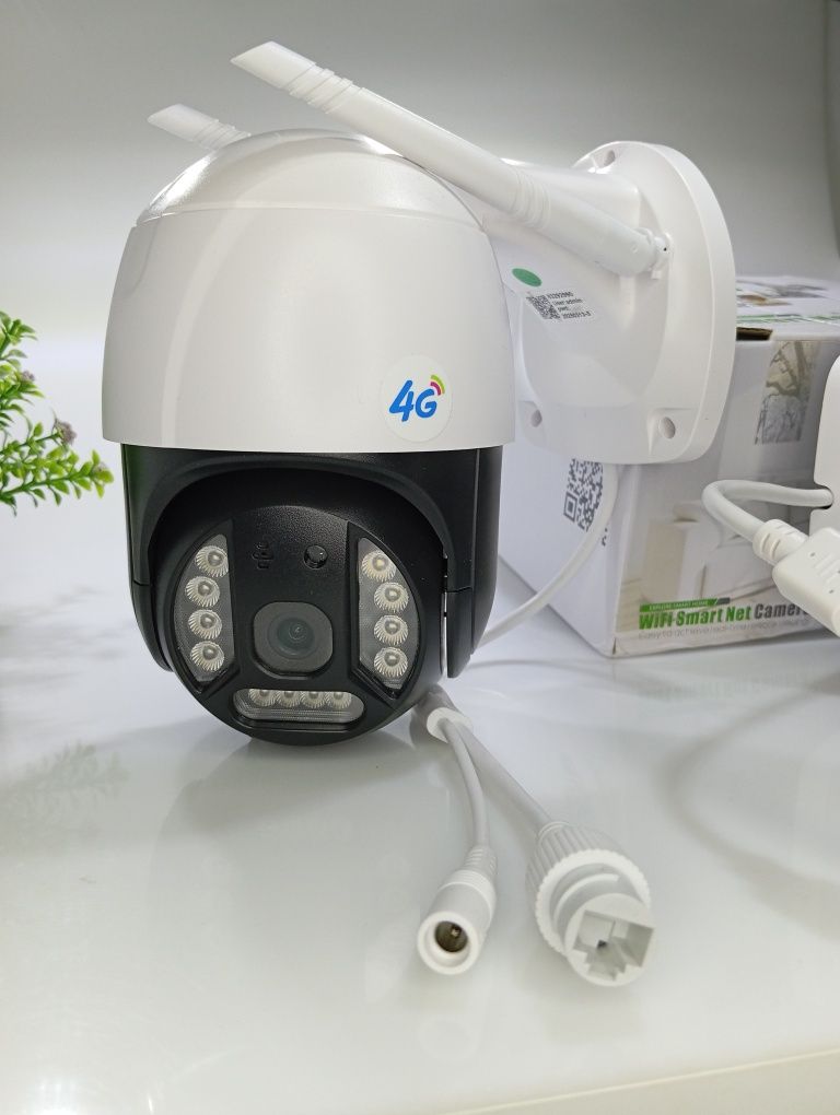 ‼️Вай-фай камера 3mp Наружная 4G камера сім-карта Wi-fi cam V380Pro‼️