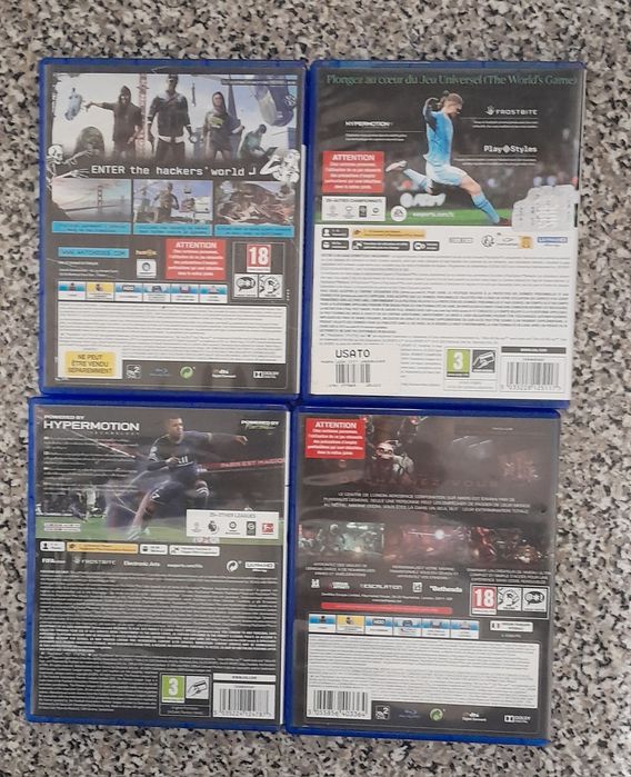 Conjunto de 4 jogos Playstation 4/5