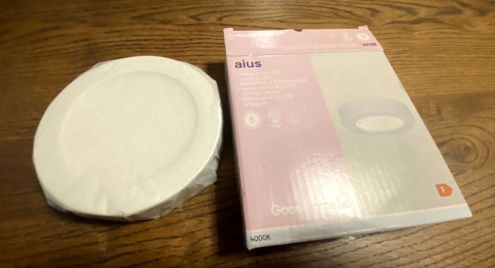 plafon LED GoodHome Aius 600 lm 11 cm biały