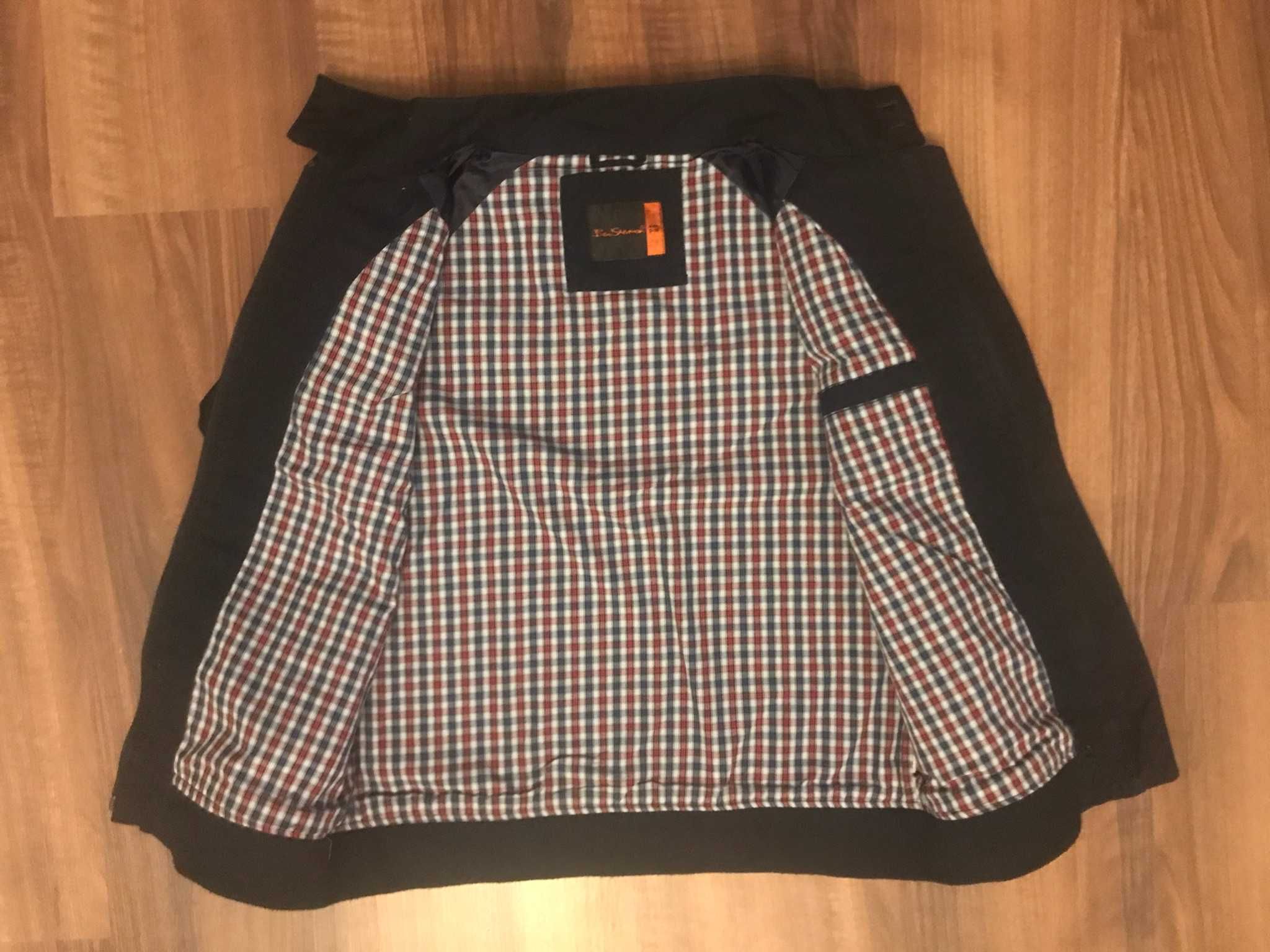granatowa kurtka wiosenno-jesienna, bomberka Ben Sherman r.140