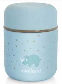 Termos Miniland Silky Food 0,28 l odcienie niebieskiego