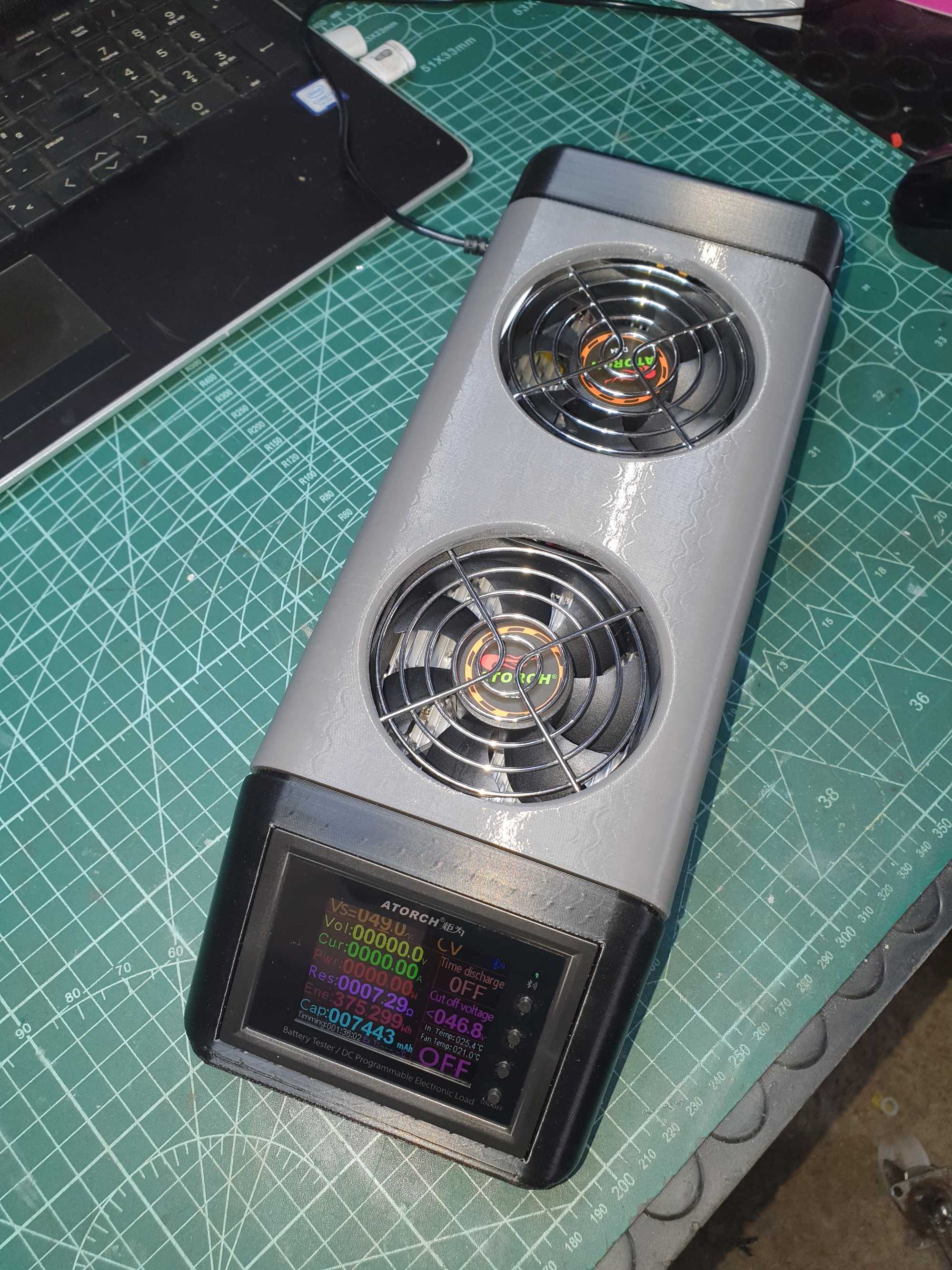 Teste capacidade de baterias atorch DL24M