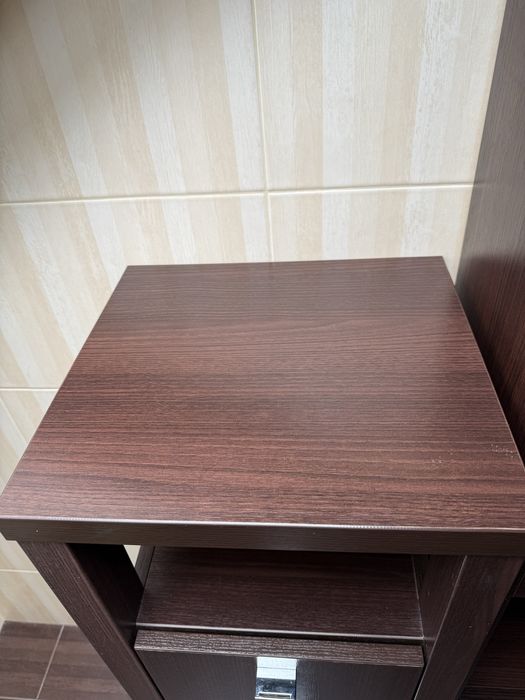 Meble do łazienki wenge półka szafka słupek