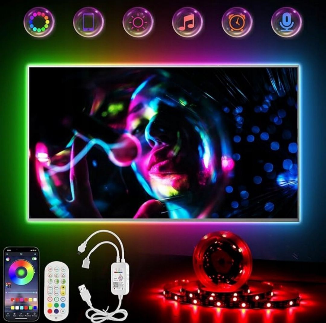 Taśma LED TV 3m pilot
