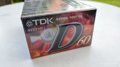 Kaseta magnetofonowa TDK D60 10szt NOWE oryginalnie zapakowane