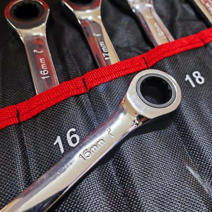 Набір ключів з тріщоткою карданом набор ключей с трещеткой DISEN 6-32