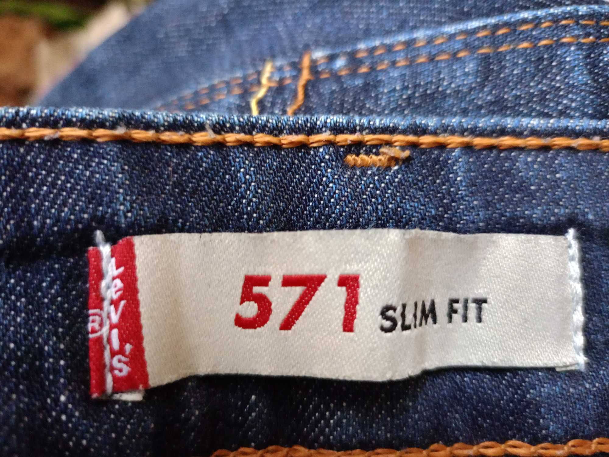 LEVI'S STRAUSS 571 SLIM FIT roz 30x32 Stan idealny Okazja