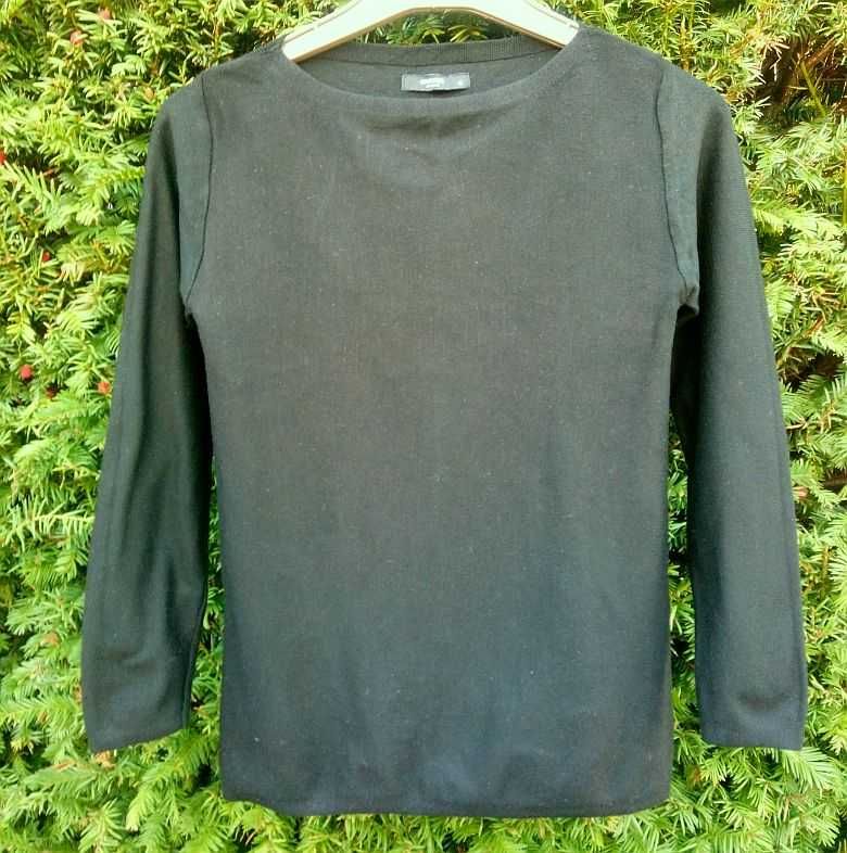 Sweter sweterek Reserved Basic M 38 36 34 XS S bluza czarny czarna