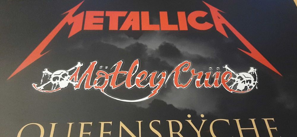 Monsters Of Rock 1991 Chorzów ACDC, Metallica, Motley Crue plakat