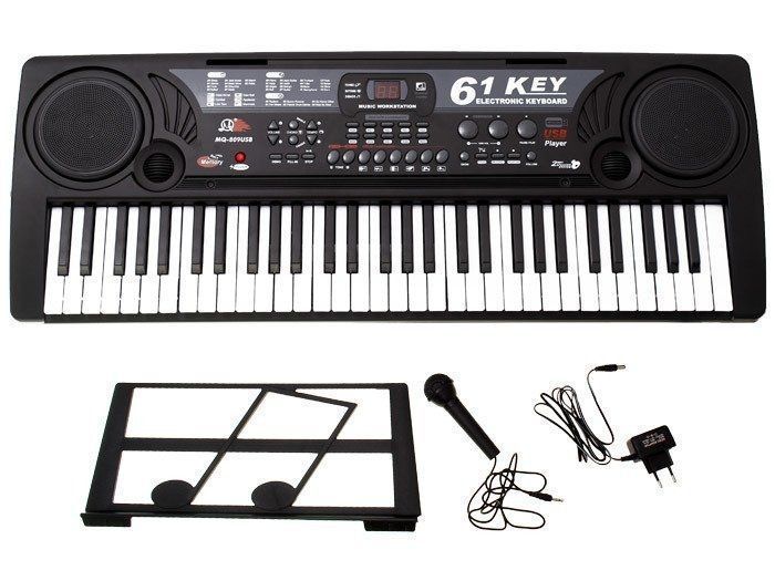 duże organy keyboard usb mikrofon +wyświetlacz led