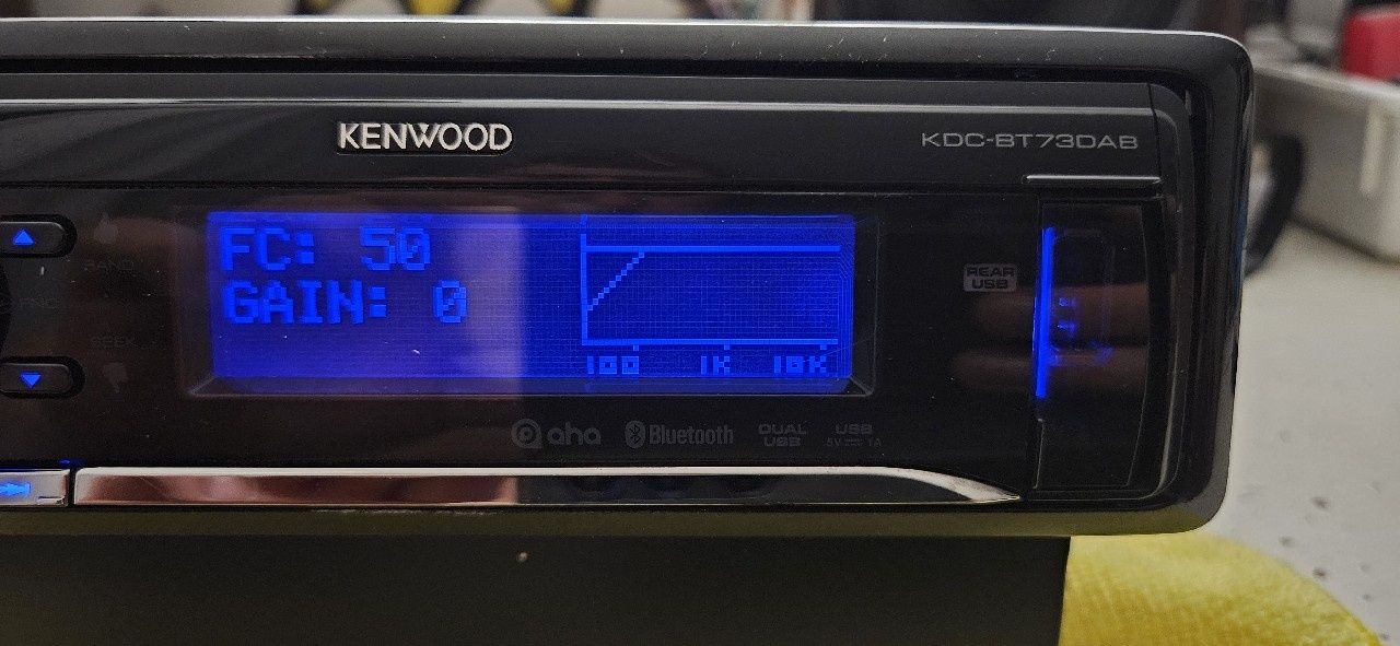 Kenwood KDC-BT73DAB DSP DTA 3XRCA mic PILOT nowa antena DAB