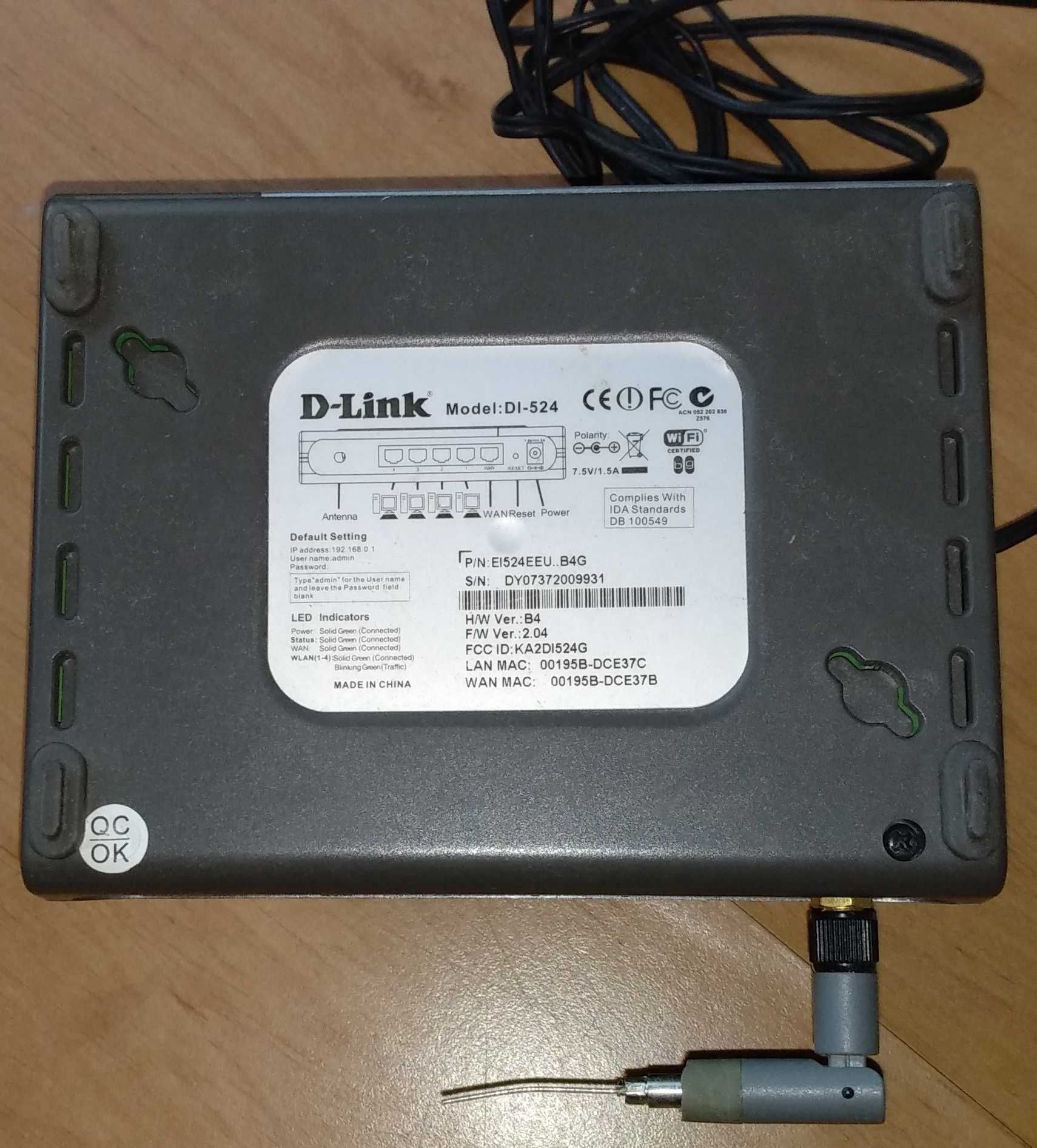Router D-Link DI-524