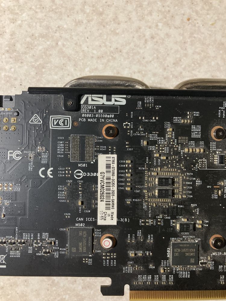 Видеокарта Nvidia Asus GeForce GTX 950 Strix 2048MB GDDR5