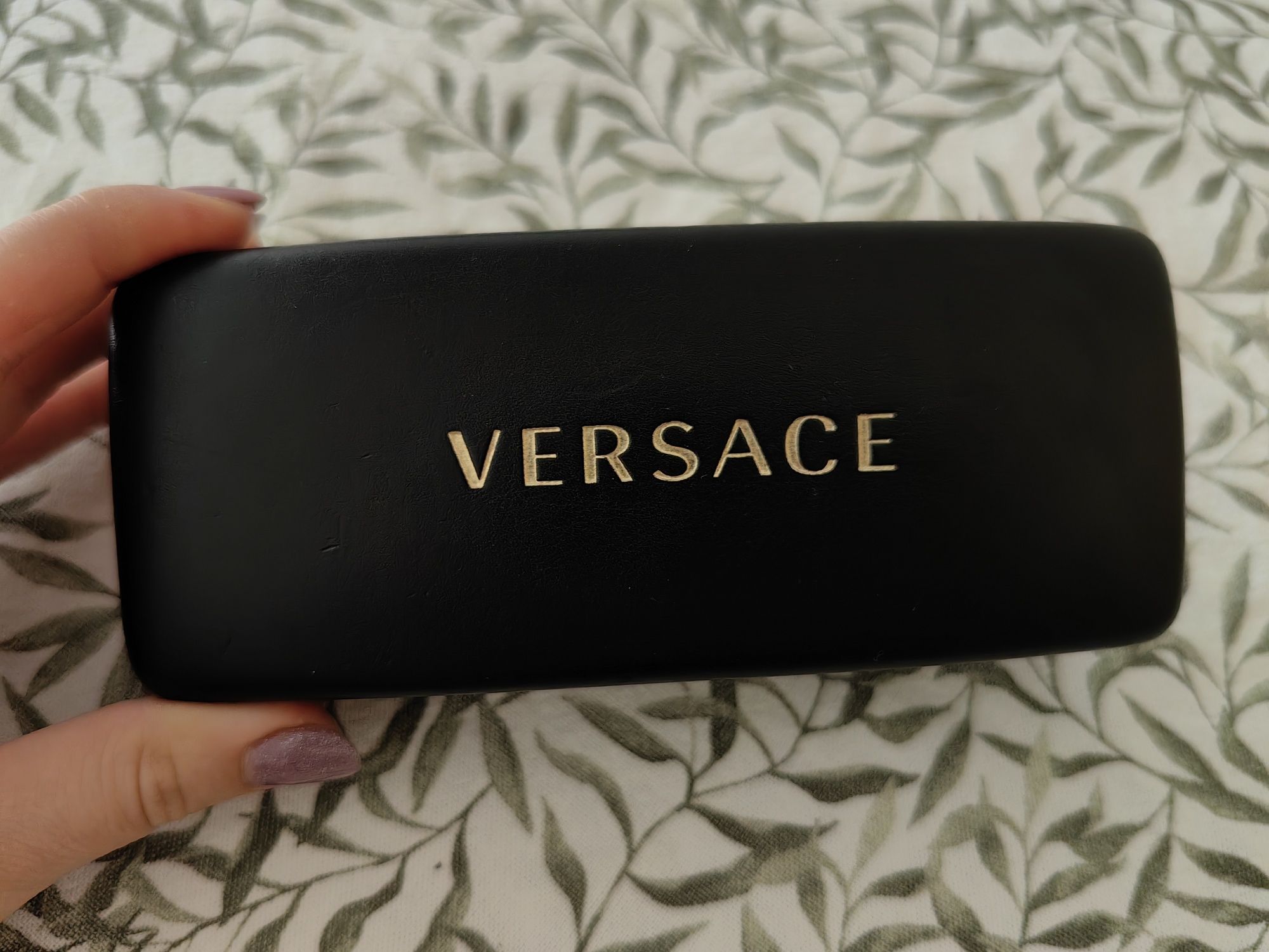 Oprawki damskie okulary złote Versace