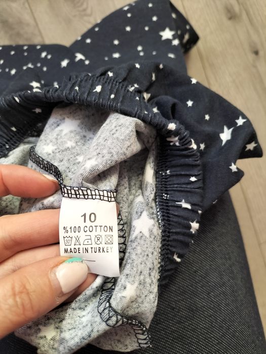 Komplet dwie bluzki i leginsy 122-128 rozmiar