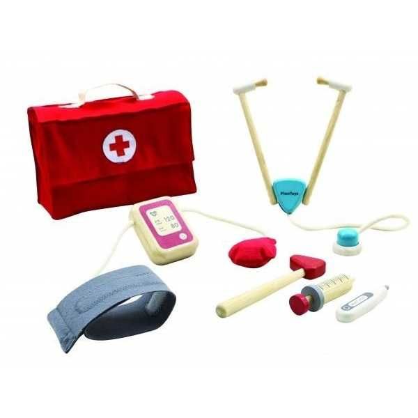Zestaw lekarski zabawa w doktora Plan Toys