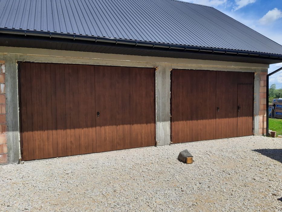Brama garażowa na wymiar, bramy dwuskrzydłowe bramy garażowe rozwierne