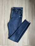 Spodnie stradivarius  rurki skinny granatowe wysoki stan