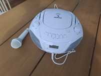 Radioodtwarzacz Auna z mikrofonem, cd, USB, efektami świetlnymi