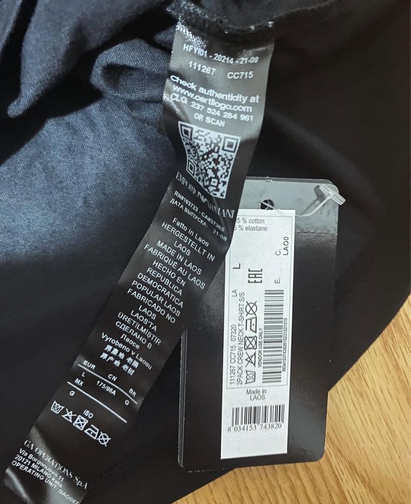 Продам нову майку emporio armani розмір Л