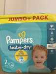 Pampers baby dry rozmiar 7 jumbo pack 3x