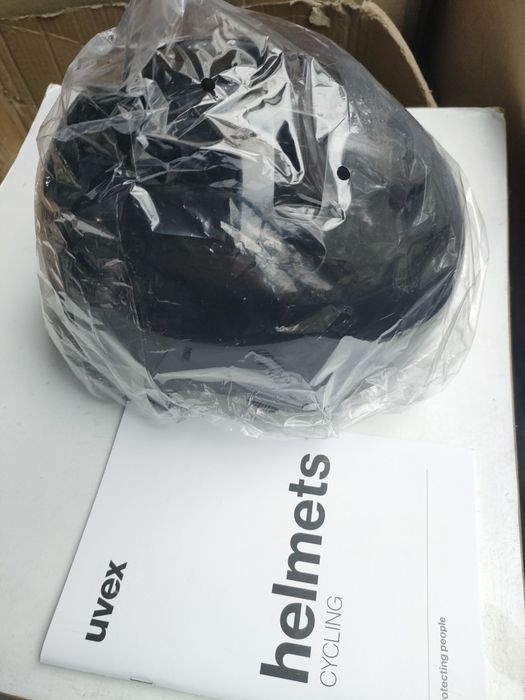 Велосипедный детский шлем Uvex kid 3 dirtbìke black 51-55 см Германия