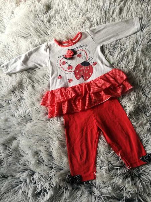 Zestaw ubrań dla dziewczynki 68-74