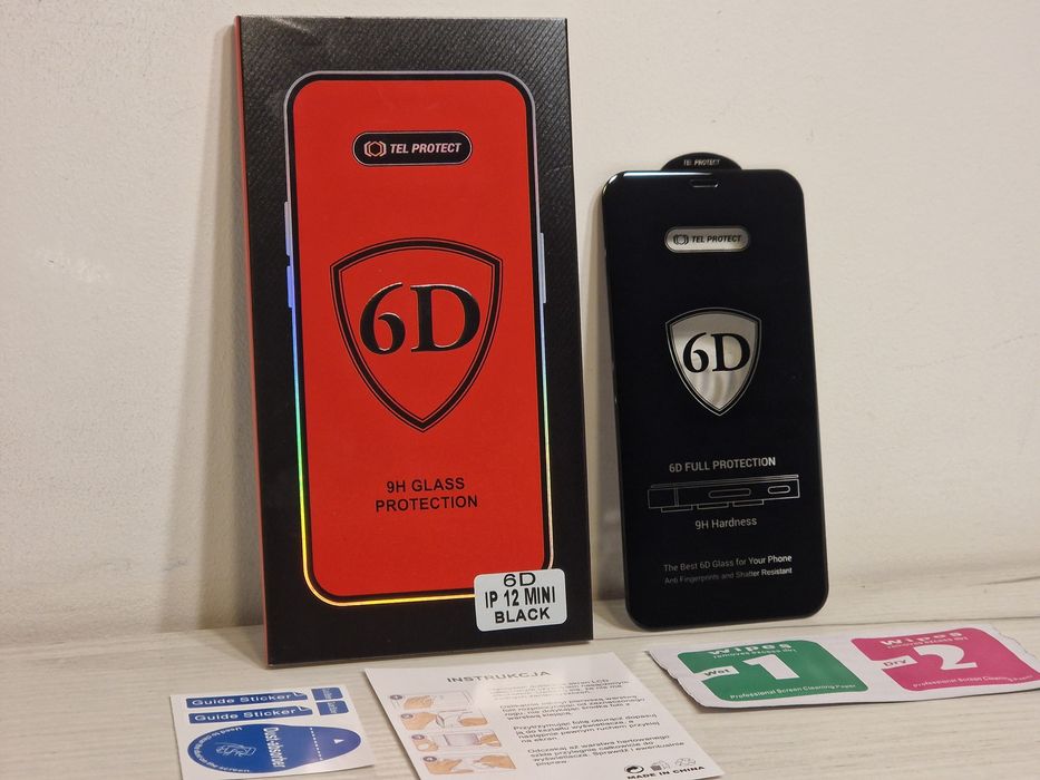 Hartowane szkło Full Glue 6D do IPHONE 12 MINI