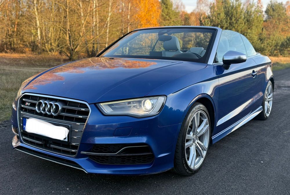 Audi S3 Cabrio, Bogate Wyposażenie, Quattro, Zarejestrowana