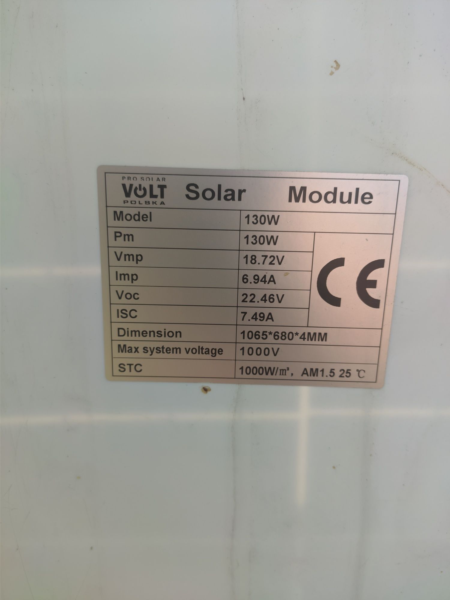 Panel solarny fotowoltaiczny FLEXI elastyczny 130W 12V