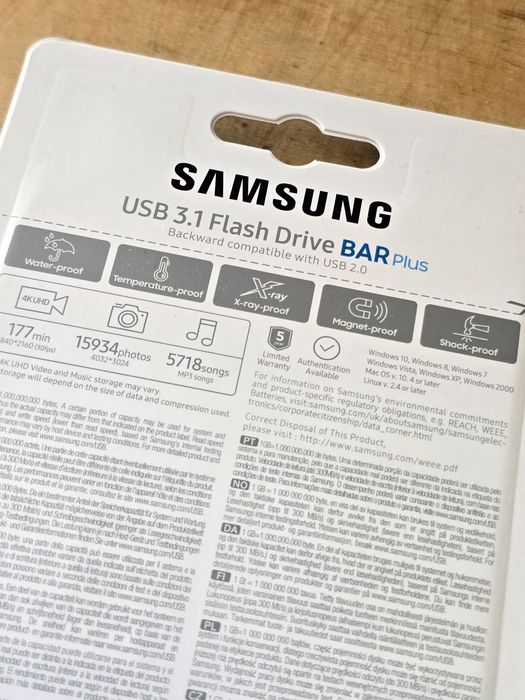 Pendrive Samsung Bar Plus USB 3.1 Flash Drive 64GB szybki nowy