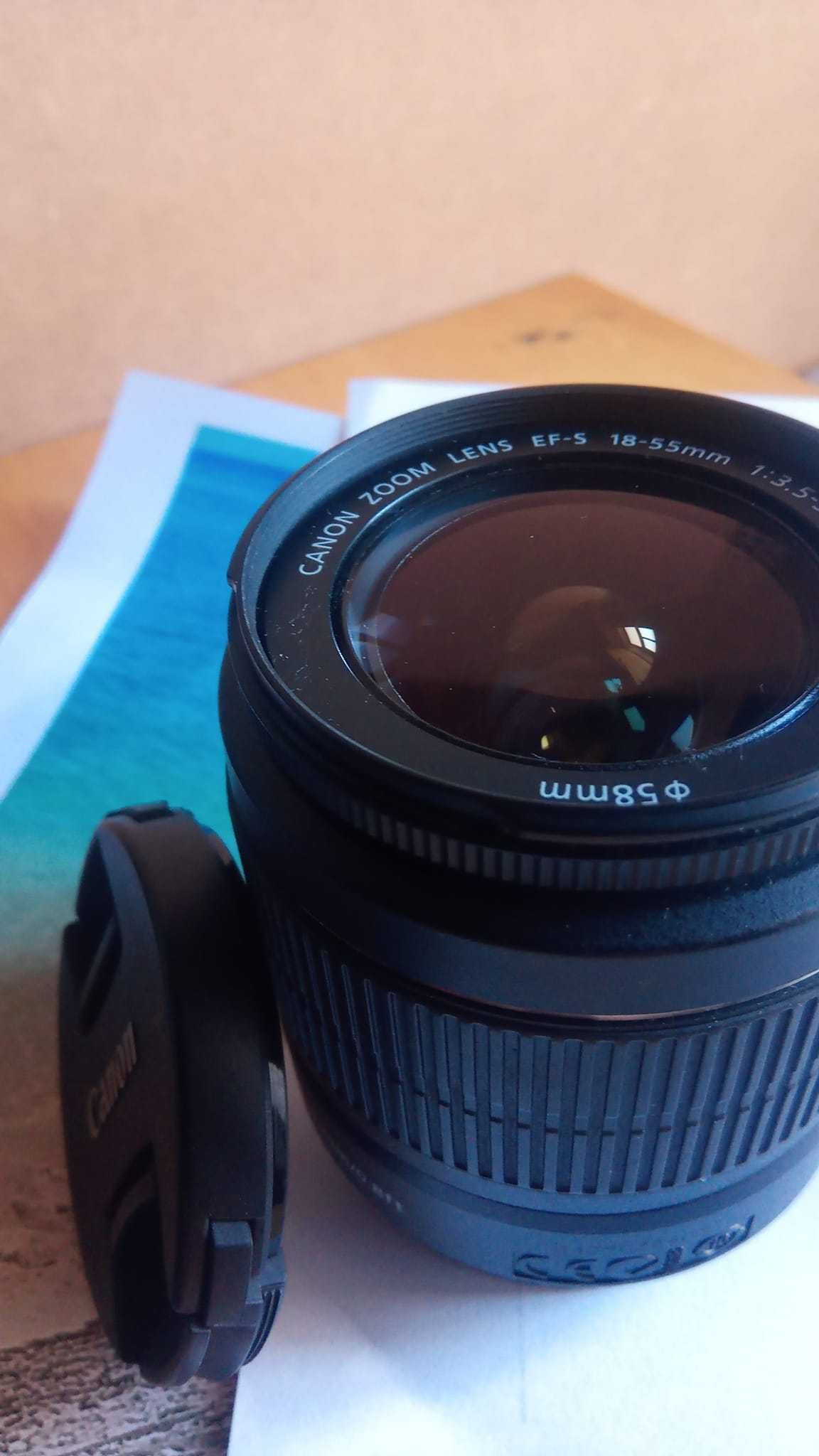 Objectiva lente Canon EFS 18-55mm