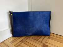 Mala/clutch em pele