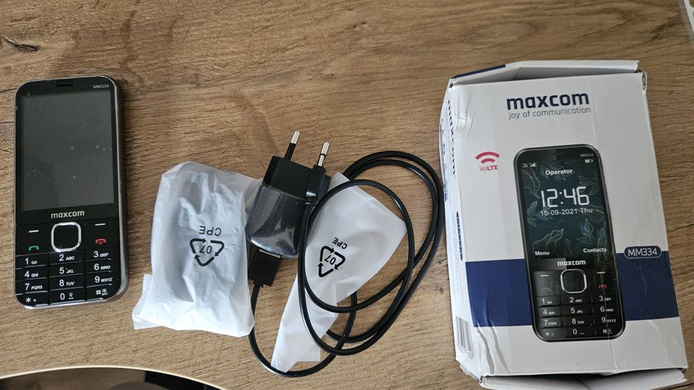 Telefon Maxcom MM334 czarny dla seniora